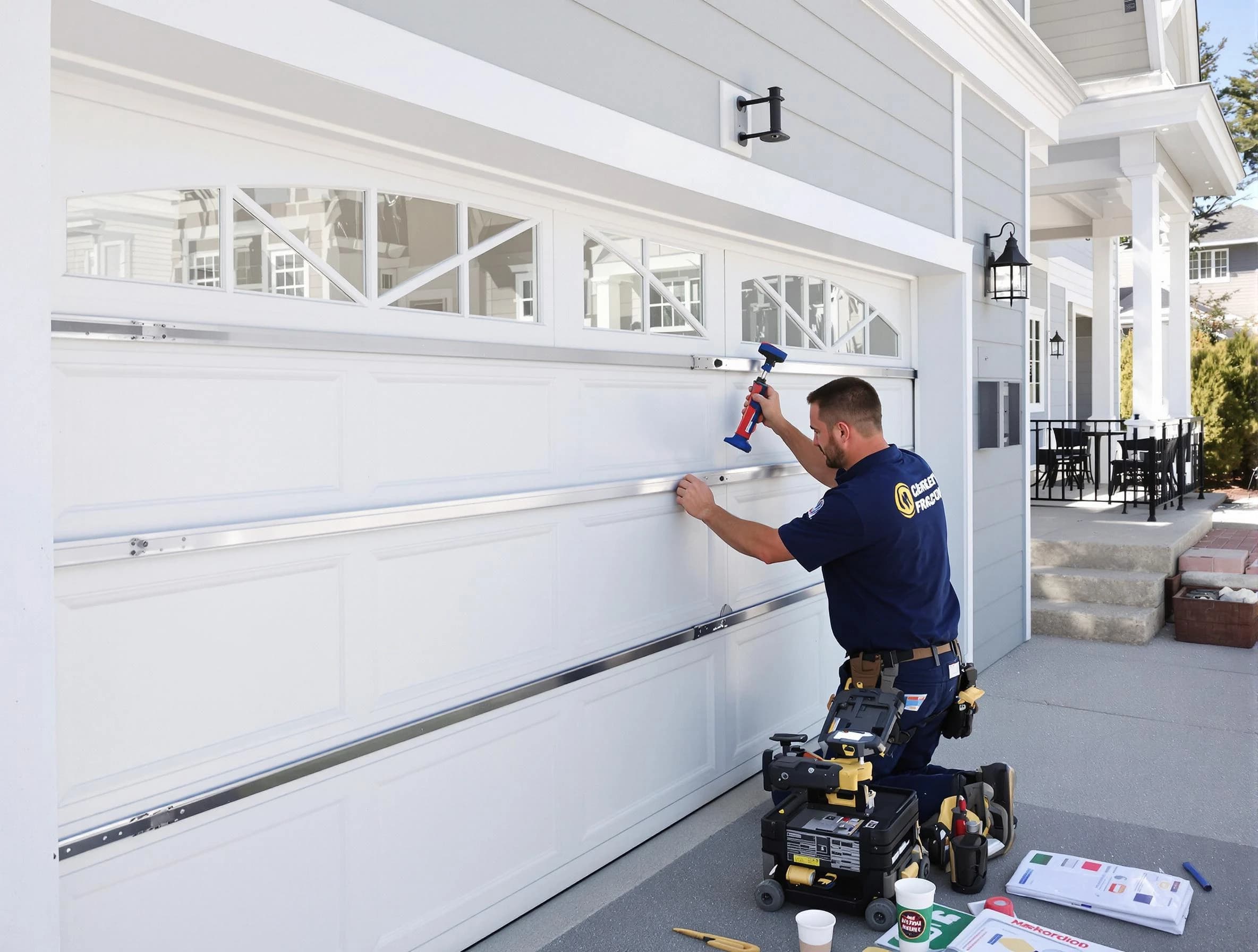 Professional garage door installation by Lake View Garage Door Repair in Lake View