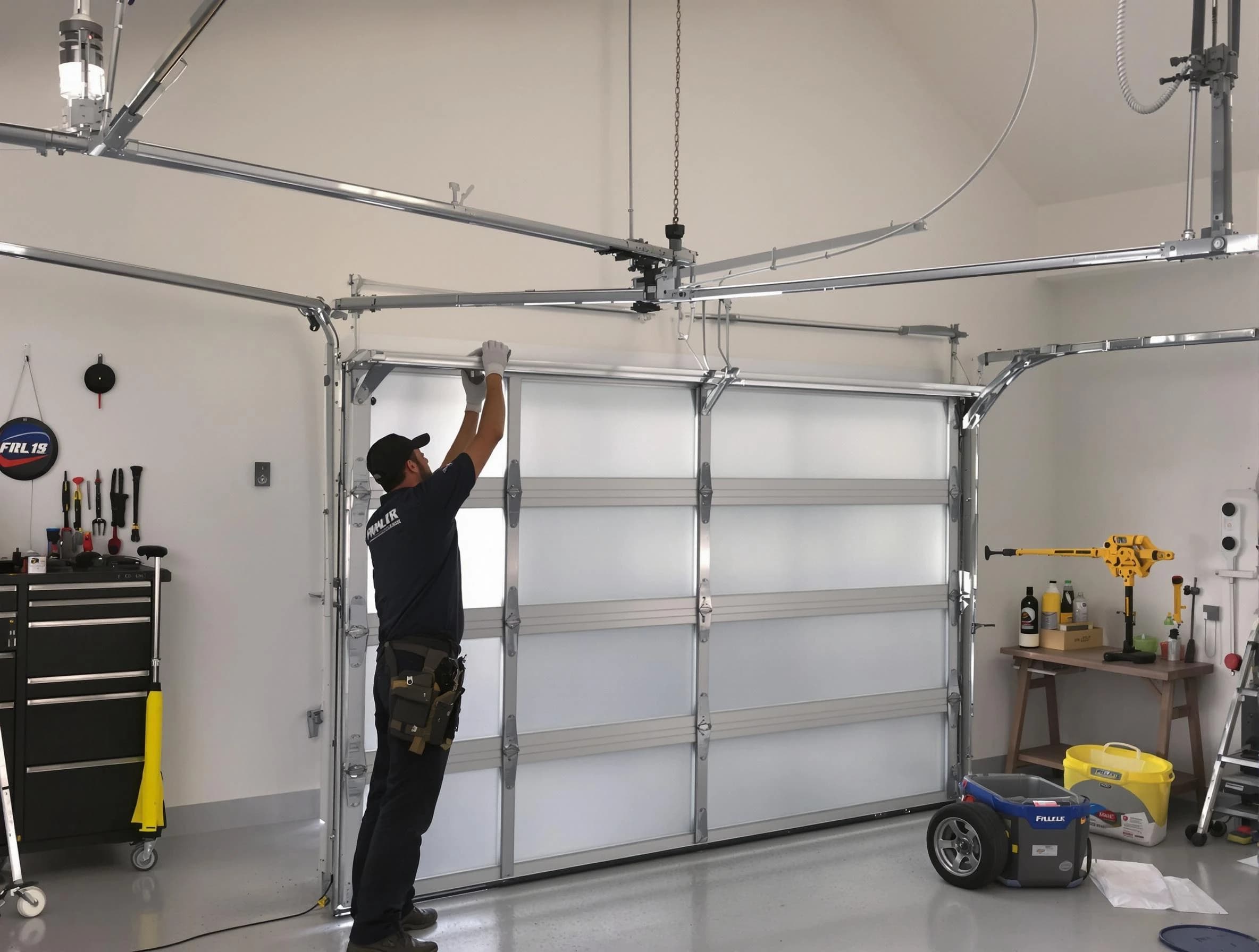 Lake View Garage Door Repair certified team performing precision garage door installation in Lake View