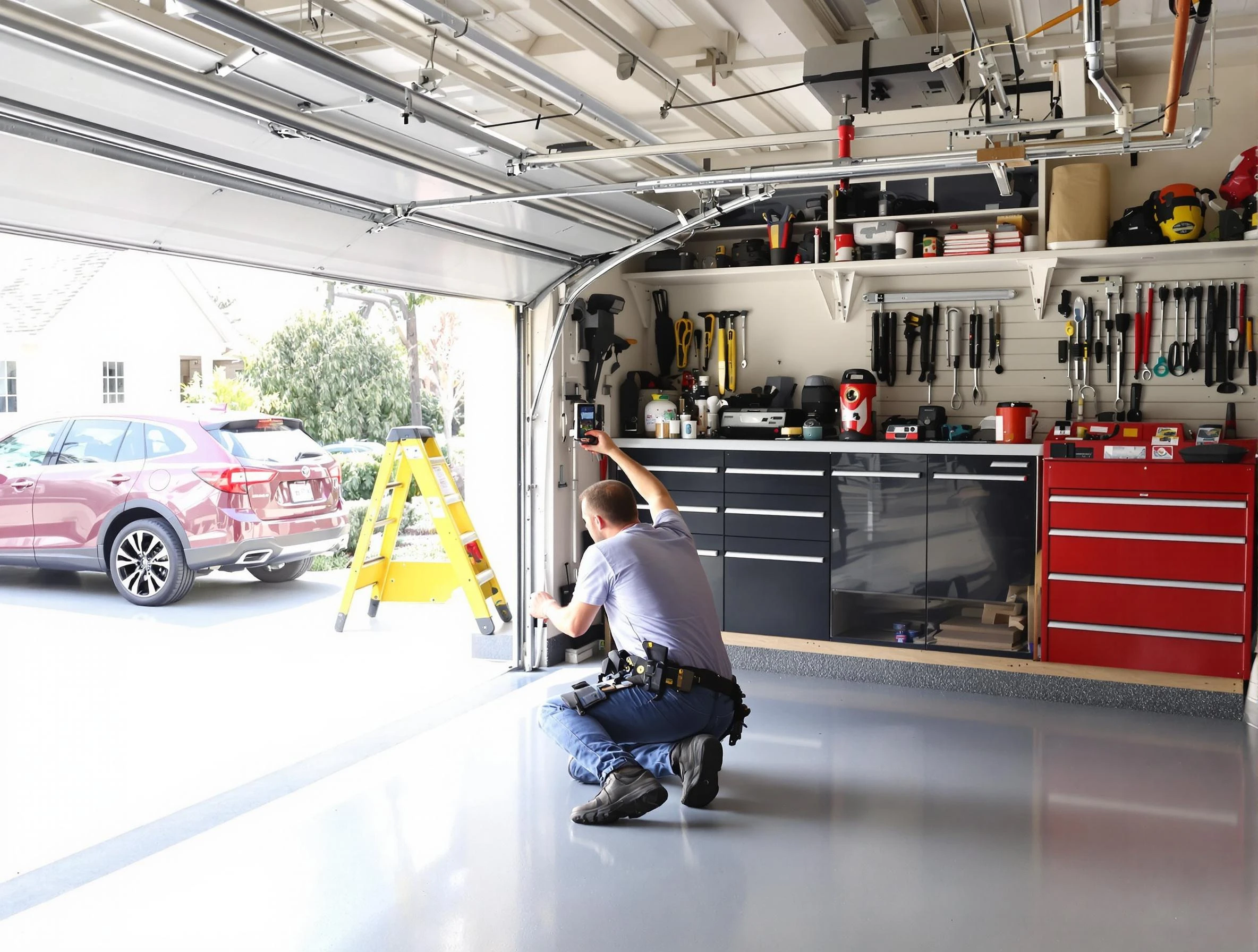Local garage door repair service by Lake View Garage Door Repair in Lake View